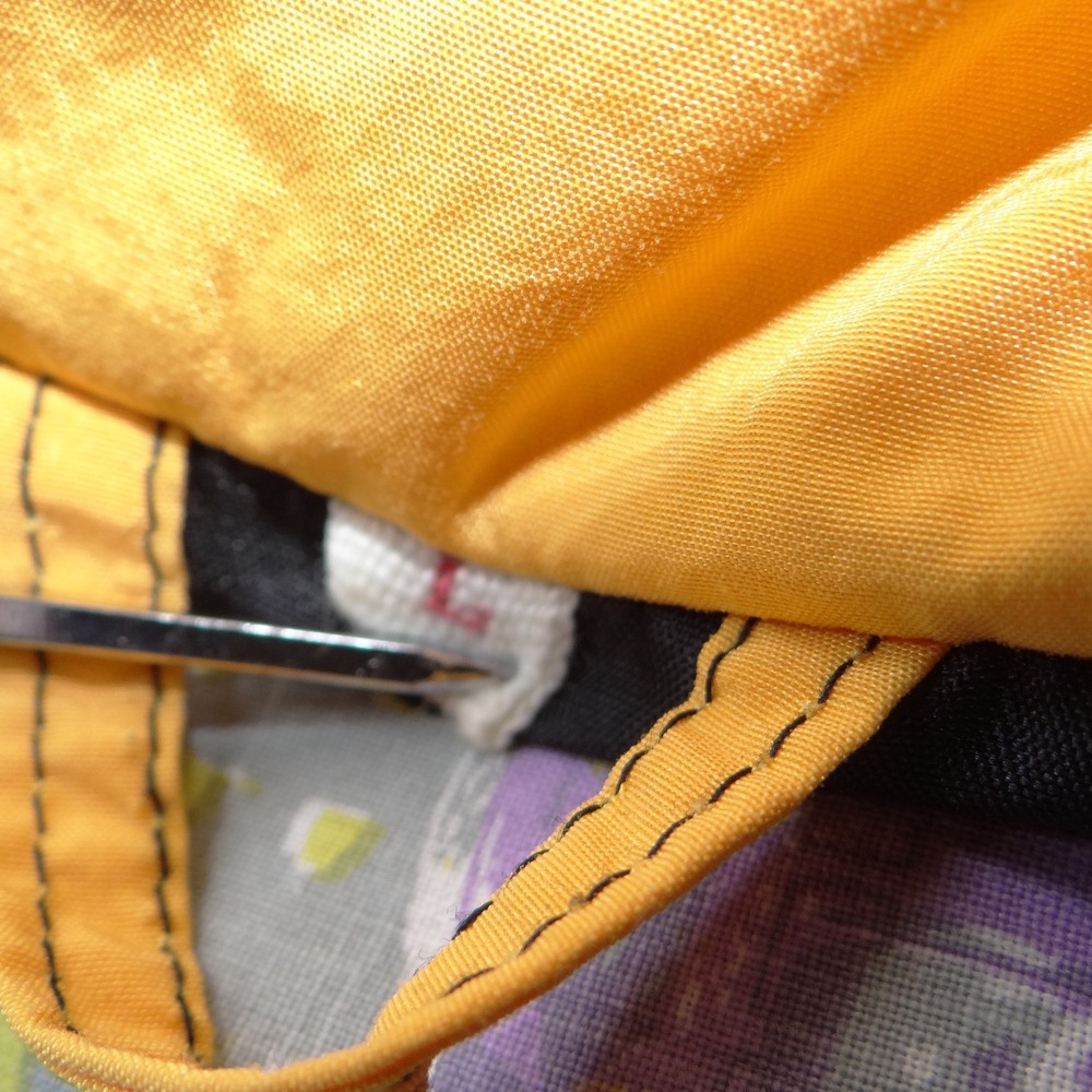 Vintage Volkl Mens Neon Colorblock Windbreaker Pullover Jacket Large 90s Retro - Picture 2 of 8